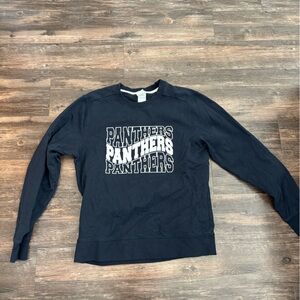 Navy Panthers crewneck